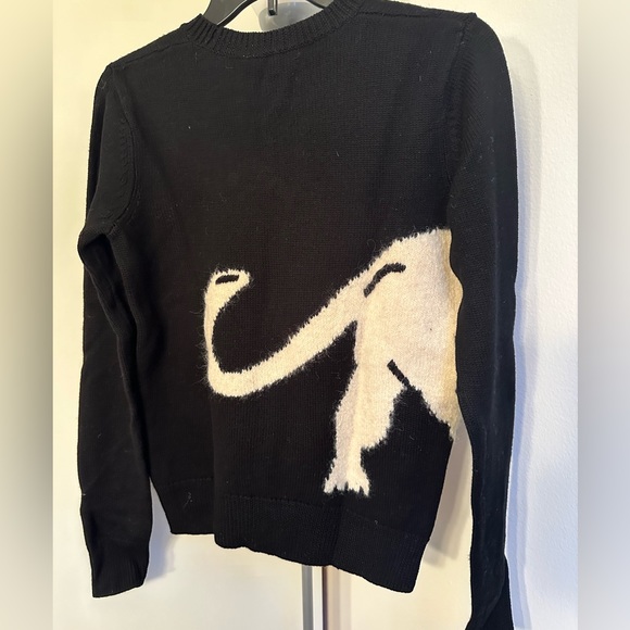 A.L.C. Black Sweater Big Cat, Size Small - Picture 2 of 6